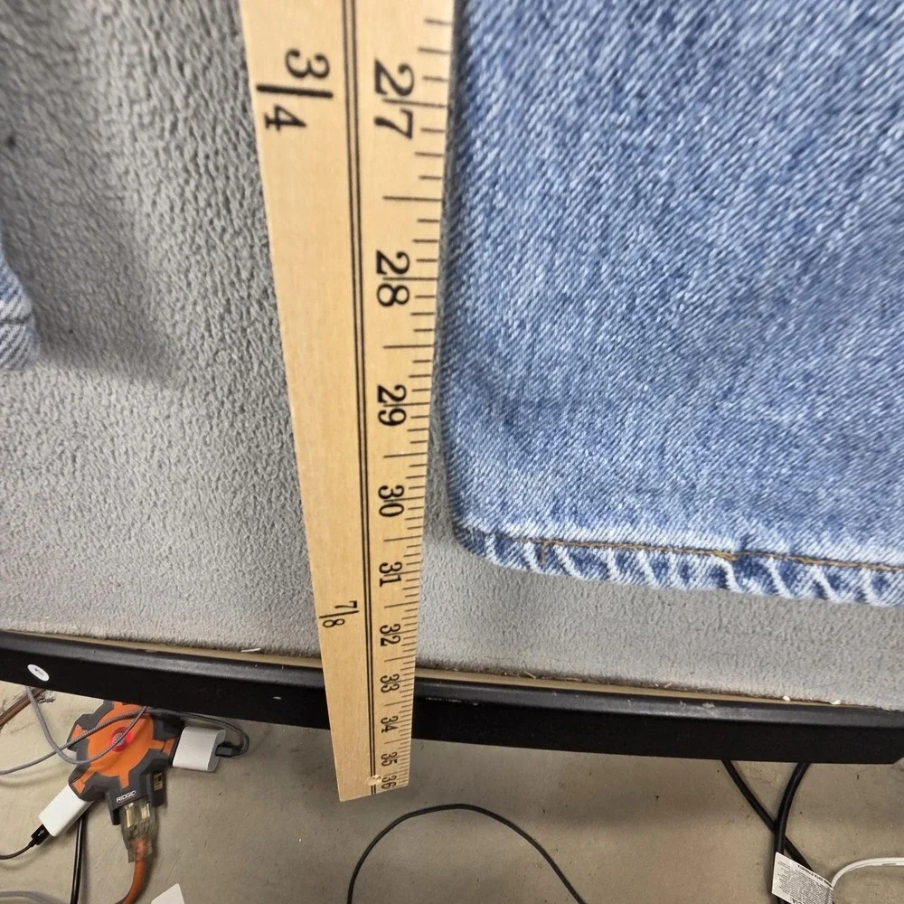 Levis‎ 550 Jeans Mens Blue Relaxed Light Wash Zip Fly Fits 38x30